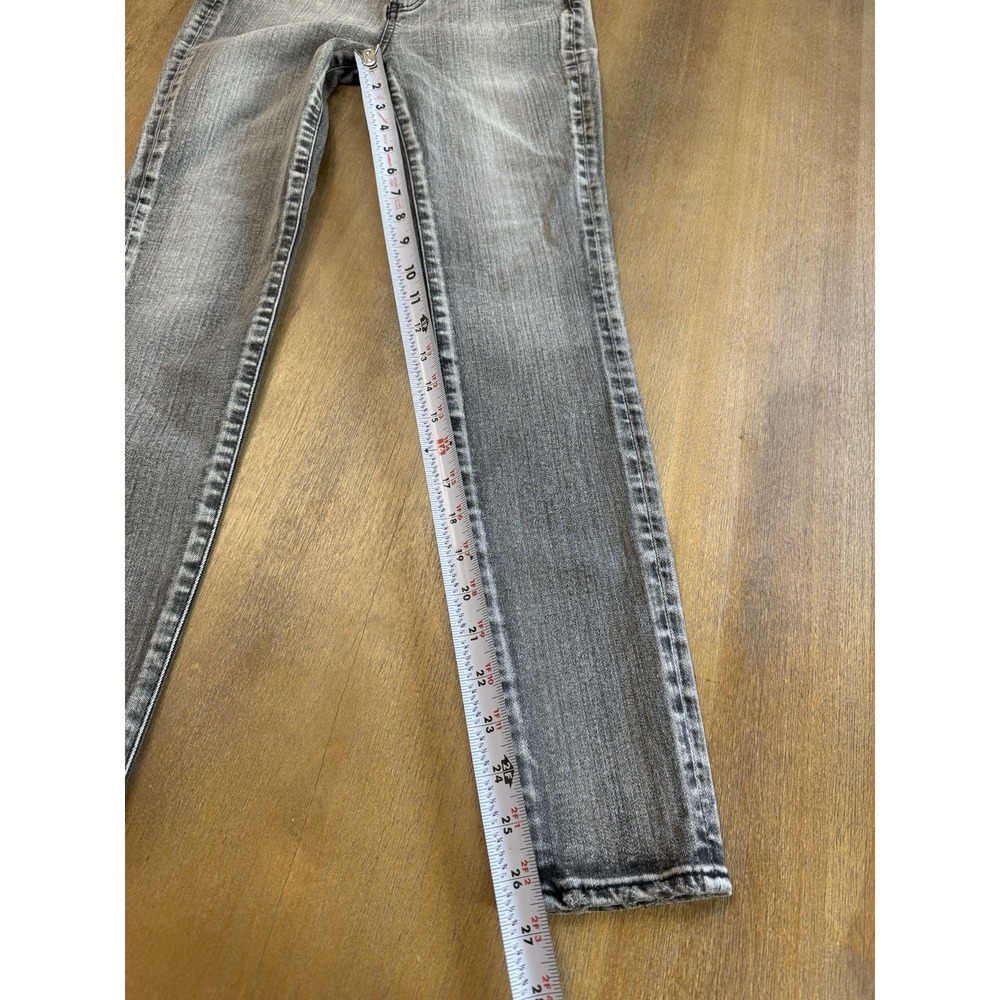 Moussy Vintage Women's Size 25 Jeans High Rise Stretch Gray Wash - Picture 4 of 16